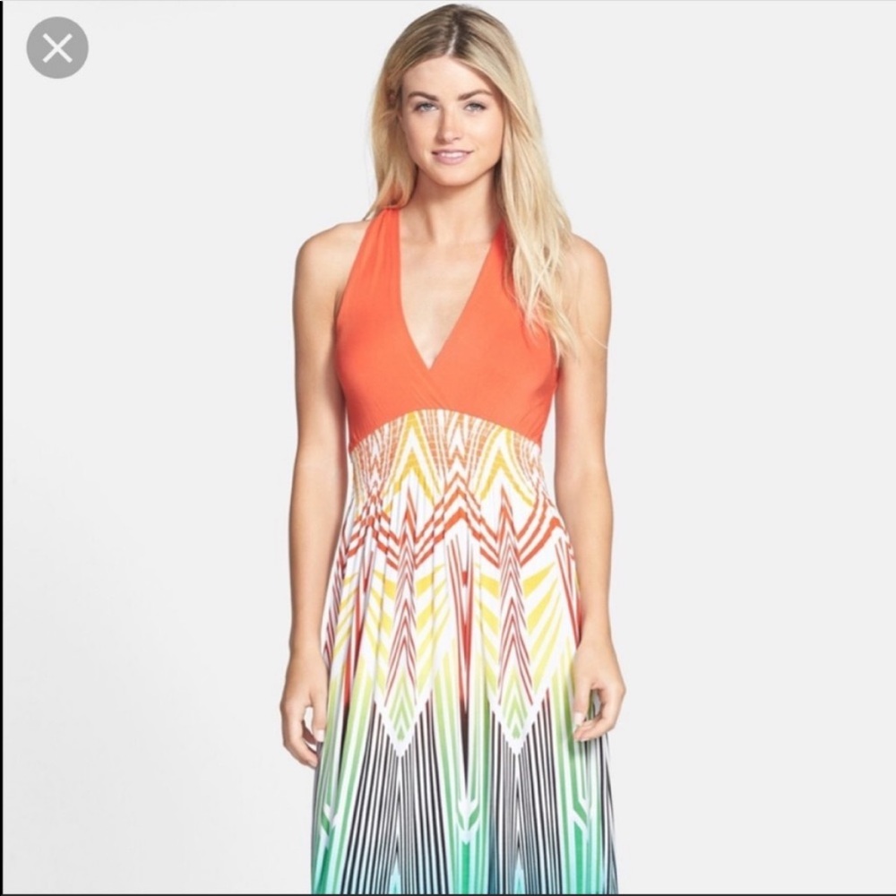 Felicity & coco Multicolor Maxi Dress Medium